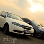 No time like dusk : Chevy Optra and Fiat Punto