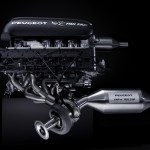 Twin turbocharged Peugeot 908 HDi FAP with particulate filters
