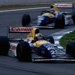 1993 - Barcelona (Spain) - Formula One - Spanish Grand Prix - Damon Hill et Alain Prost with Williams-Renault (Alain Prost wins).