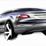 Tesla Motors Model X : Design Sketch 02