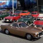 Volvo P1800 outside the Volvo Museum celebrating 30 year anniversary of the German and Swiss Volvo Owner clubs
