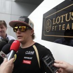 Kimi Raikkonen at the F1 2012 Malaysian GP Qualifying Sepang