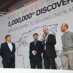 Journey of Discovery Launch: L to R - Motoring Journalist and event compere Quentin Willson with Ray Mears, Sir Ranulph Fiennes, Monty Halls and Ben Saunders