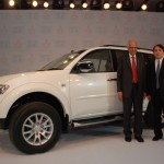 Pajero Sport unveiled by Mr. A Sankara Narayanan, Director, Hindustan Motors Ltd (left) and Mr. Masahiko Ueki, Executive Officer and Corporate General Manager of Asia and ASEAN Office, Mitsubishi Motors Corporation, Japan