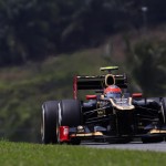 Romain Grosjean in the Lotus E20 Renault at F1 2012 Malaysian GP Qualifying (Photo 2)