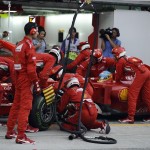 Scuderia Ferrari in the pits : F1 2012 Malaysian Grand Prix
