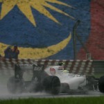 Sergio Pérez finishes second in a rainy F1 2012 Malaysian GP
