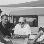 Record run in Nardo over 5000 kilometres (13 to 21 August 1983): Hans Werner, Hans Liebold, Kurt Obländer and Erich Waxenberger (from left to right)