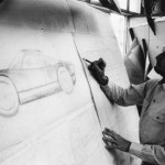 Ferdinand Alexander Porsche in his Design Office