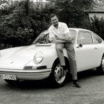 Ferdinand Alexander Porsche next to the Porsche Typ 901 T8 : 1963