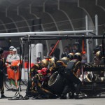 Kimi Raikkonen Pit Stop, Lotus F1 Team, 2012 Formula 1 Chinese Grand Prix