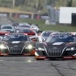 FIA GT1 World Championship at Norago : Leading WRT Audi R8 LMS ultras