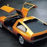 Mercedes-Benz research car C 111-II with four-rotor Wankel engine, 1970 : Gullwing Door