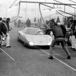 Paul Frère, Rico Steinmann, Dr. Hans Liebold and Guido Moch were the drivers of the "mobile laboratory" when, on 29 April 1978 nine new world speed records were set up on the 12,56 km long circular test track at Nardo, in southern Italy.