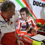 MotoGP: Jeremy Burgess and Valentino Rossi, Ducati Team, Qatar GP Free Practice 01
