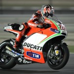 MotoGP : Nicky Hayden, Ducati Team at the Qatar GP Free Practice Photo 06