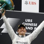 Nico Rosberg, on the podium, Mercedes AMG Petronas : 2012 Formula 1 Chinese Grand Prix Photo 05