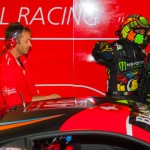 Valentino Rossi and Alessio 'Uccio' Salucci in Monza for the Blancpain Endurance Series driving a Kessel Racing Ferrari Ferrari 458 Italia GT3