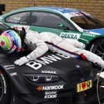 Race Winner Bruno Spengler, BMW Team Schnitzer celebrates his win