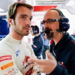 Jean-Eric Vergne, Scuderia Toro Rosso with engineer Andrea Landi Spanish Formula One Grand Prix at the Circuit de Catalunya