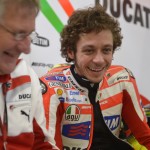 Jeremy Burgess, Crew Chief and a somewhat happy Valentino Rossi, Ducati Team : 2012 MotoGP Grand Prix Of Portugal Qualifying 05