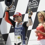 Jorge Lorenzo, Yamaha Racing Team on the podium : 2012 MotoGP Grand Prix Of Portugal at Estoril 01