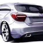 Mercedes-Benz New A-Class 2012 : Design Sketch 078