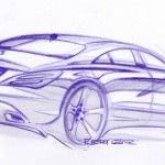 Mercedes-Benz Concept Style Coupe Design Sketch Exterior 11