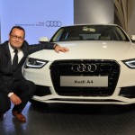 Michael Perschke. Head. Audi India at the launch of the New Audi A4 in Mumbai