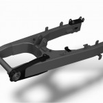 Bajaj Pulsar 200 NS : Rectangular Section Swingarm