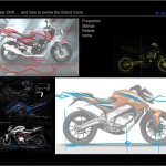 Bajaj Pulsar 200 NS Design Sketches : Stance