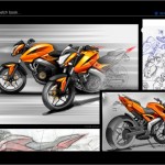 Bajaj Pulsar 200 NS Design Sketch