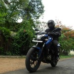 Bajaj Pulsar 200 NS in motion