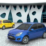 New Ford Figo Kinetic Blue Bright Yellow 01