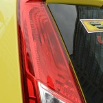 New Ford Figo Kinetic Blue Bright Yellow : Rear Tail Lamps Inverted 'C's