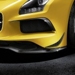Mercedes Benz SLS AMG Coupe Black : Carbon Fibre Flics to reduce downforce on the front axle