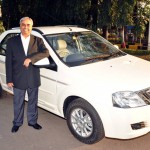Mr. Pravin Shah, Chief Executive, Automotive Division, M&M Ltd with the Verito Executive edition