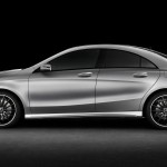 Mercedes-Benz CLA-Class : Profile, three defining lines can be seen in this angle