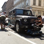 Mercedes-Benz G-Class in 'A Good Day To Die Hard ' shot at Moscow 01