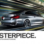BMW Print Ad 2013 - Design & Dynamism by Uwe Düttmann featuring the Concept 4 Series Coupe