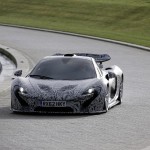 McLaren P1 prototype at the unveiling of McLaren's 2013 F1 contender Vodafone McLaren Mercedes MP4-28